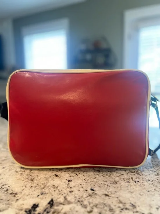 Volkswagen Van VW Collection Red and Silver Crossbody Bag - Picture 3 of 10